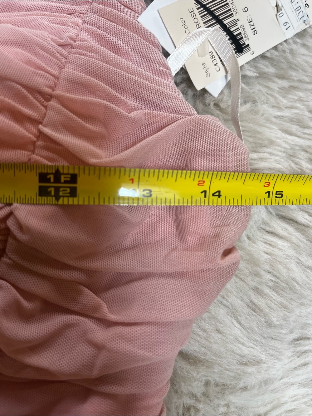 VTG Y2K Sue Wong Ethereal Fairycore Bridal Embellished Ruched Party Dress 6 - Picture 11 of 14